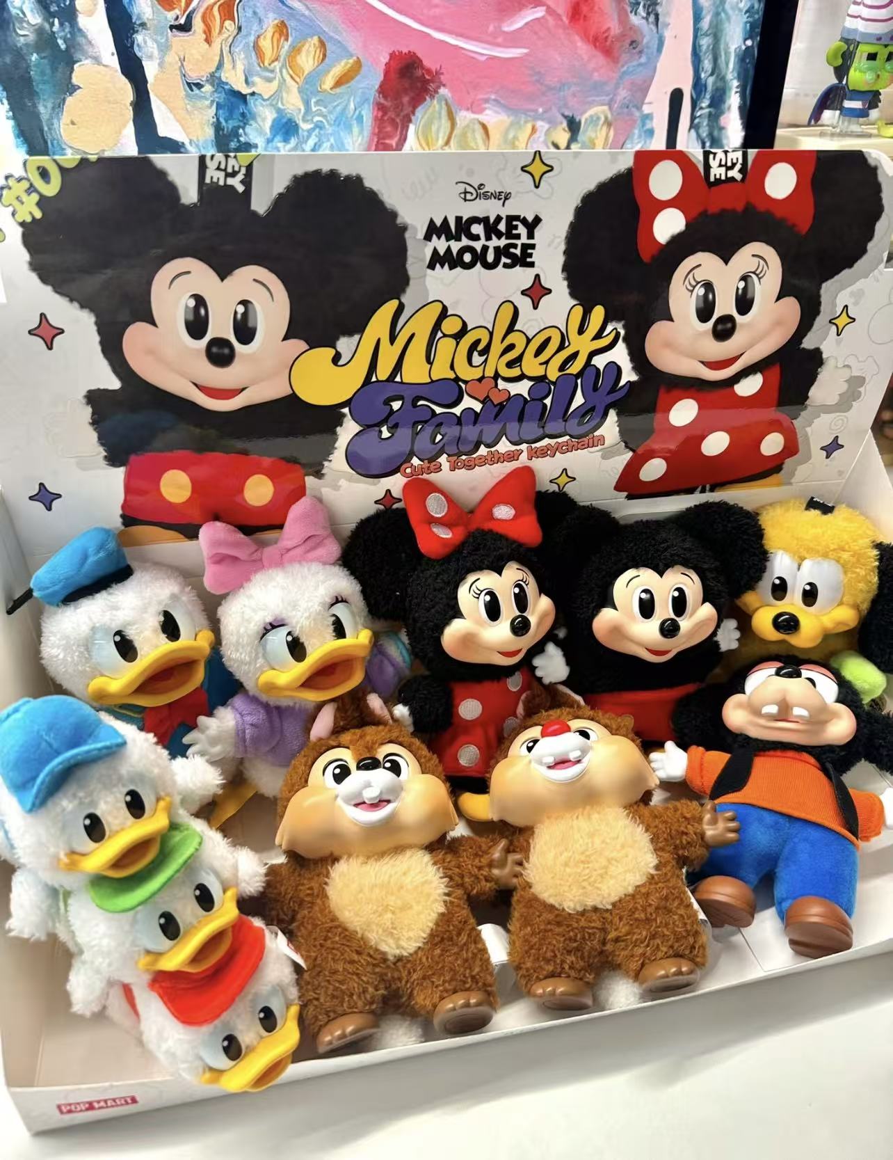 POP MART Disney Mickey Family Series Plush Pendant Blind Box