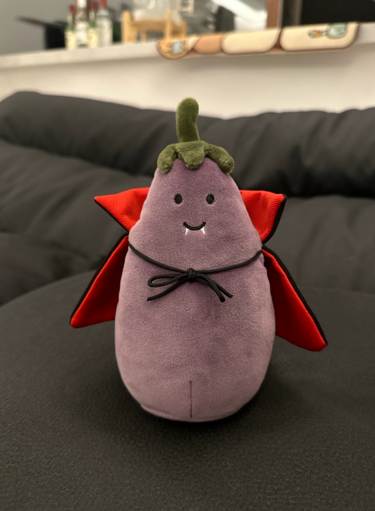 Jellycat Vivacious Aubergine Vampire – Sydney Labubu