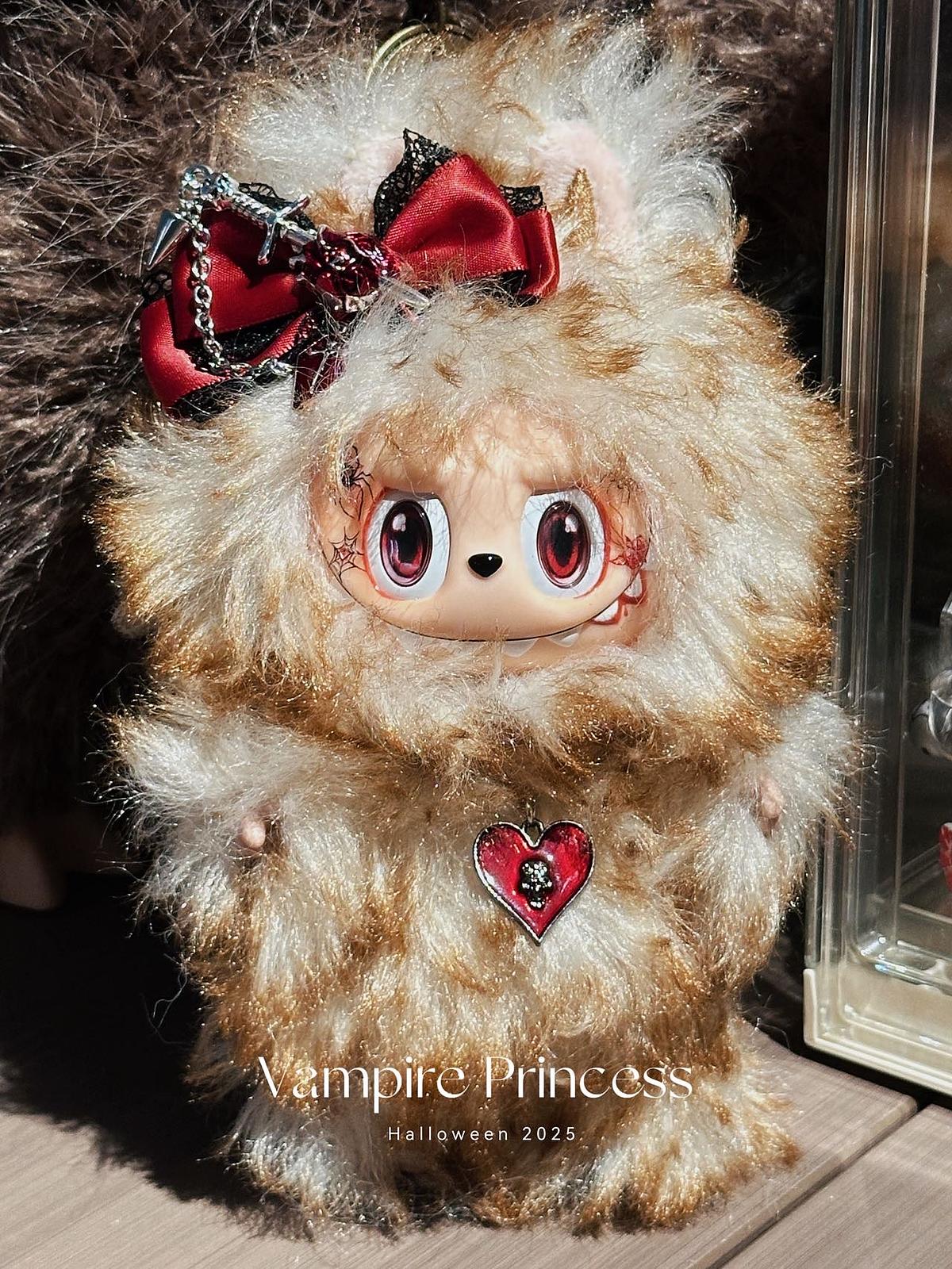 Handmade Vampire Princess Labubu Inspired Plush Doll – Halloween 2025 ...