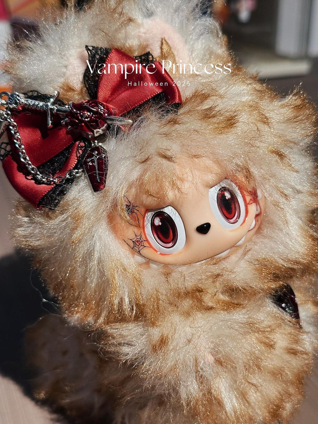 Handmade Vampire Princess Labubu Inspired Plush Doll – Halloween 2025 ...