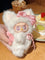 White Hello Kitty – Handmade Labubu Inspired Plush Doll