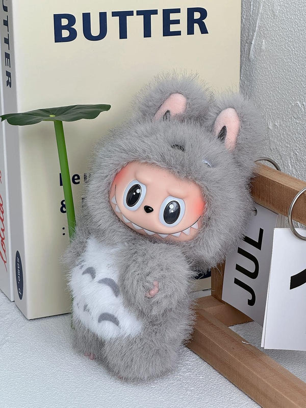 Totoro-Inspired Labubu– Handmade Plush Doll