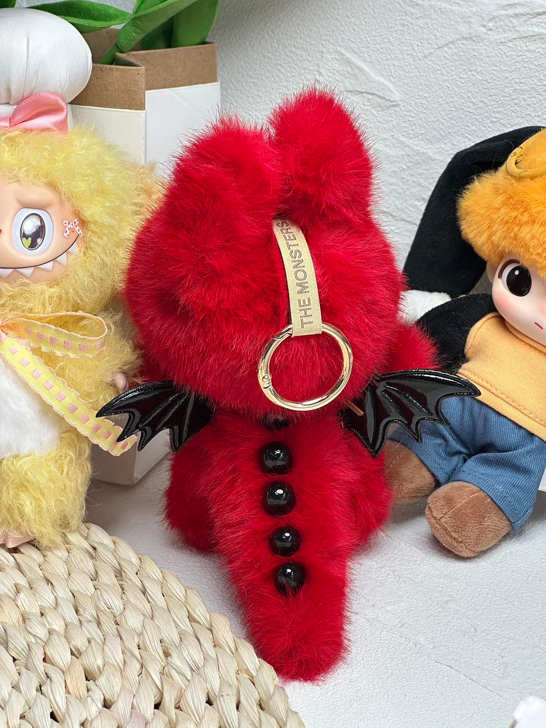 Labubu Devil Reference Handmade Labubu – Red Devil Plush Doll – Sydney Labubu