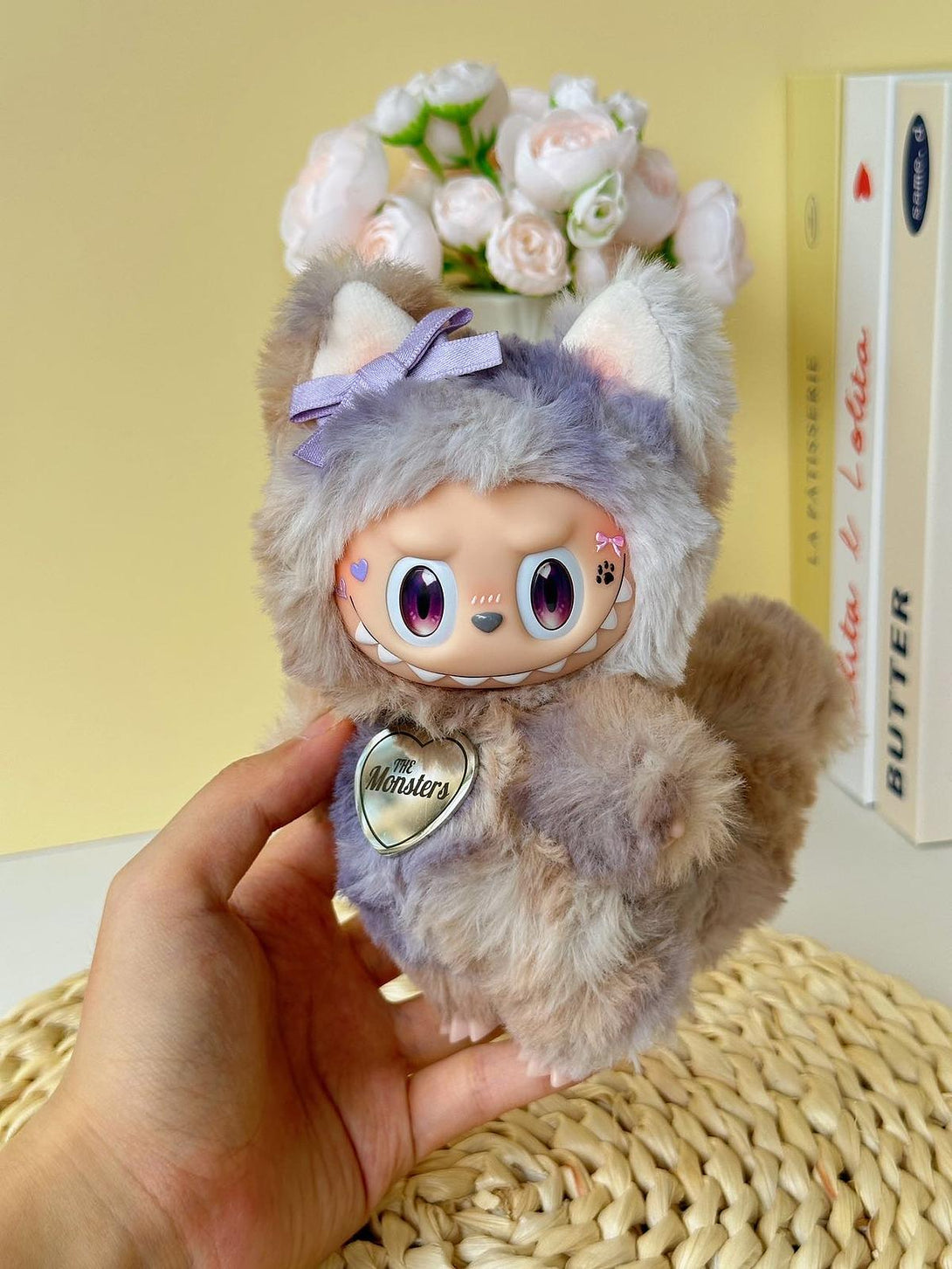 Labubu Gradient Gradient Kitty labubu – Handmade Plush Doll – Sydney Labubu