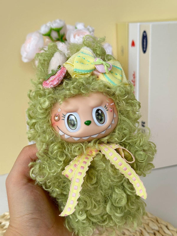 Green Fantasy Labubu – Handmade Plush Doll