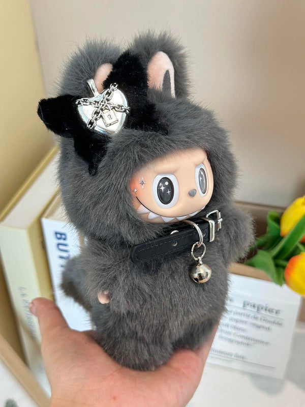 Punk Labubu – Handmade Plush Doll