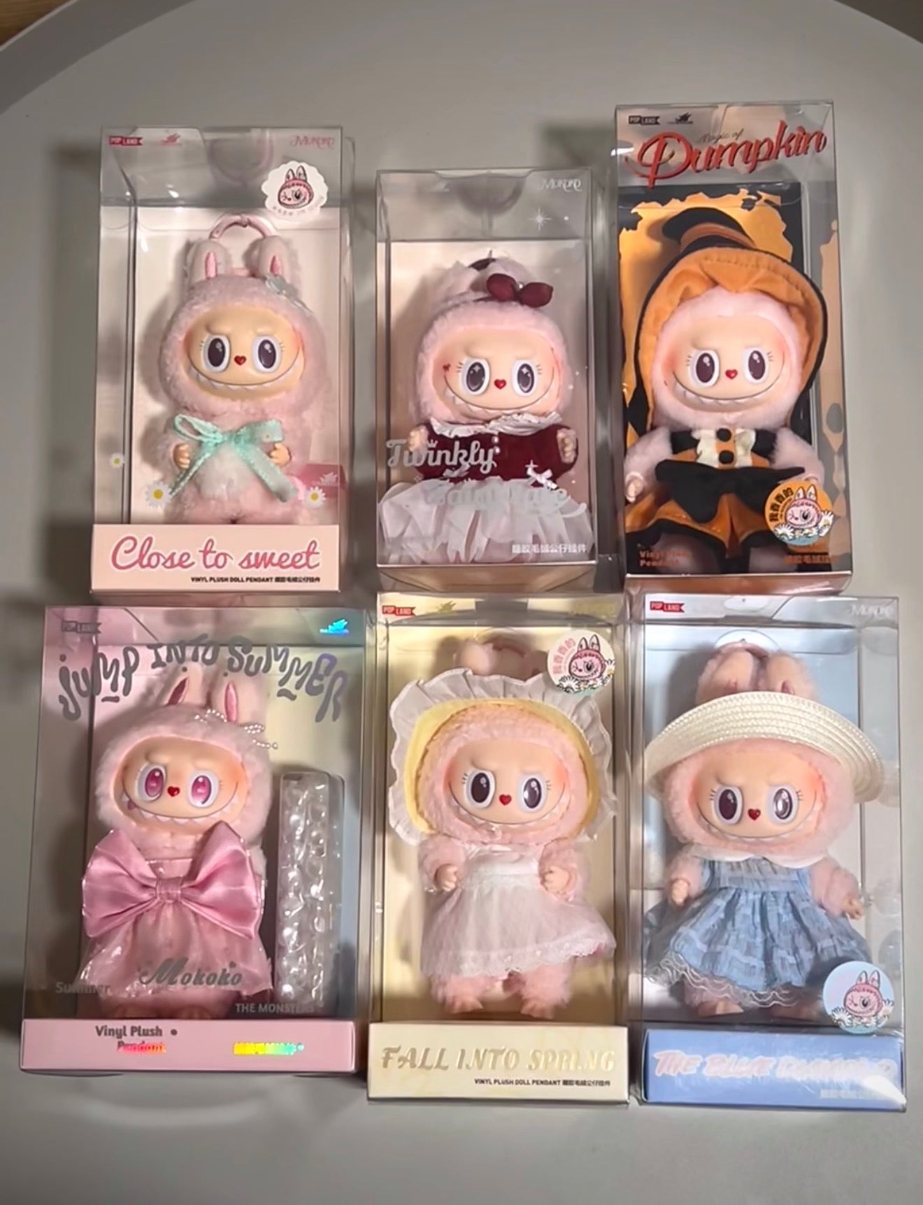 Pop Mart Mokoko Close to Sweet Vinyl Plush Doll Pendant Keychain