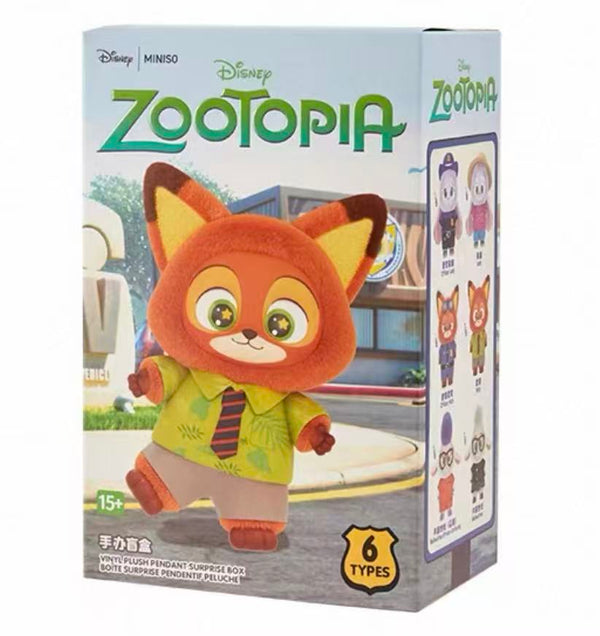 Disney Zootopia Series Vinyl Plush Pendant