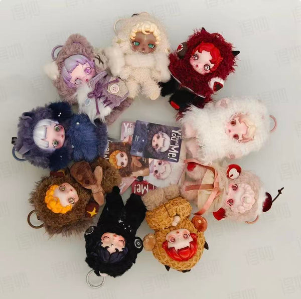 SKULLPANDA YOU FOUND ME SERIES PLUSH DOLL PENDANT
