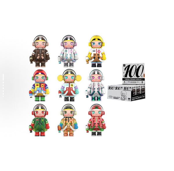 Mega Space Molly 100% Series 1 Sealed Case (9 Blind Box)