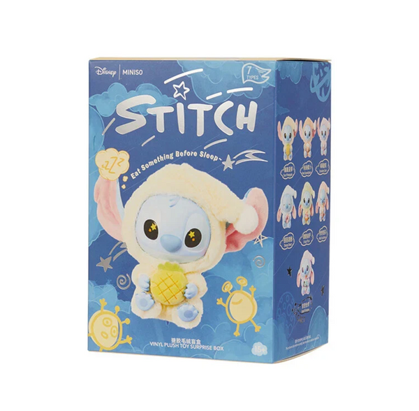 Miniso Disney Stitch Eat Something Before You Sleep Vinyl Series Blind Box