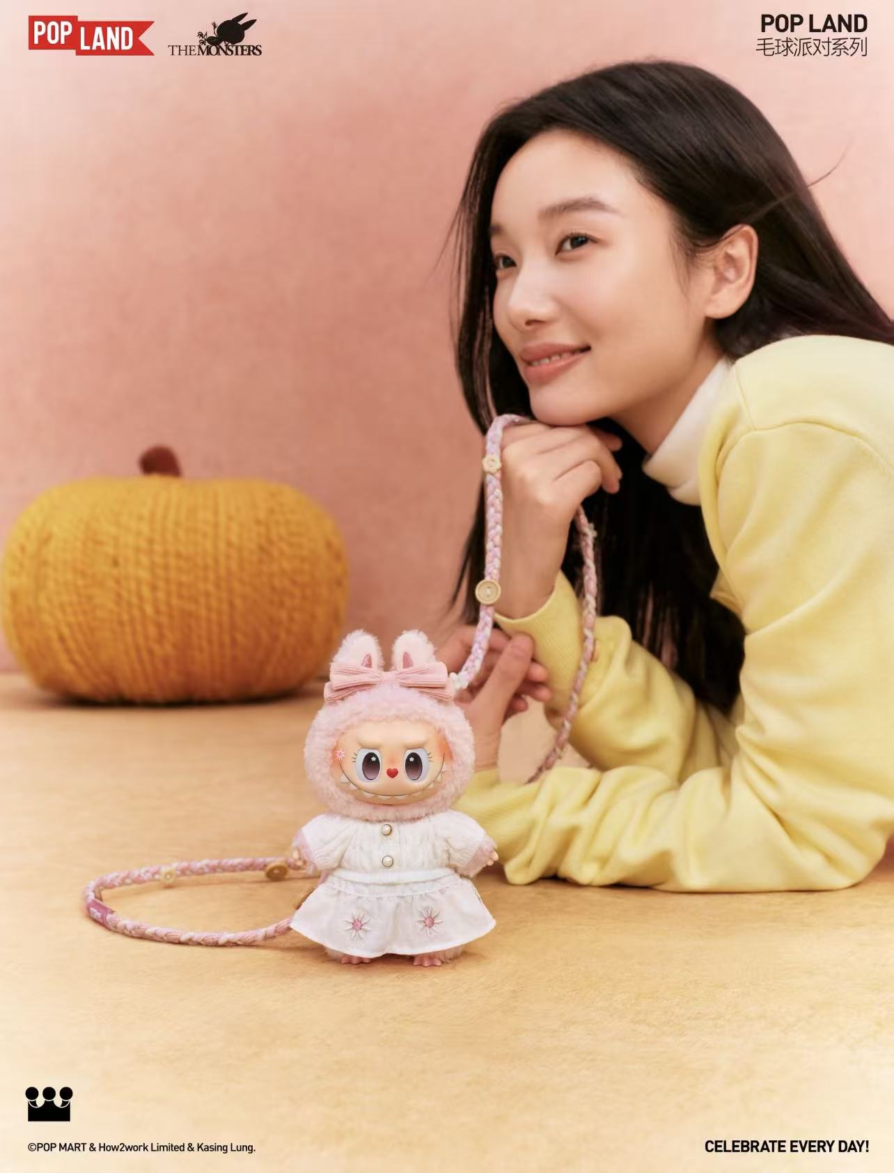 The Monster Labubu Fall Into Sweaters Series-Mokoko Vinyl Plush