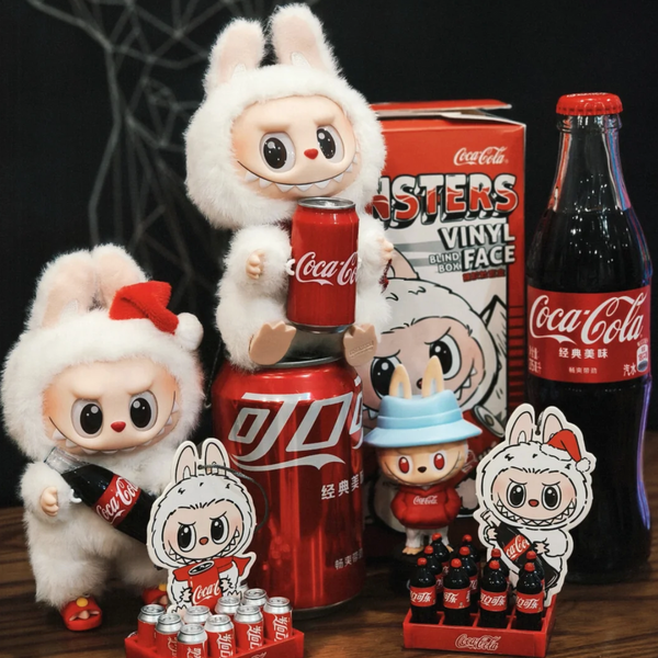 POP MART THE MONSTERS COCA-COLA Series Vinyl Face Plush Pendant Blind Box