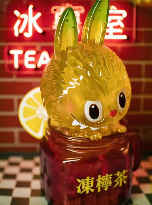The Monsters Labubu Lemon Tea Figurine