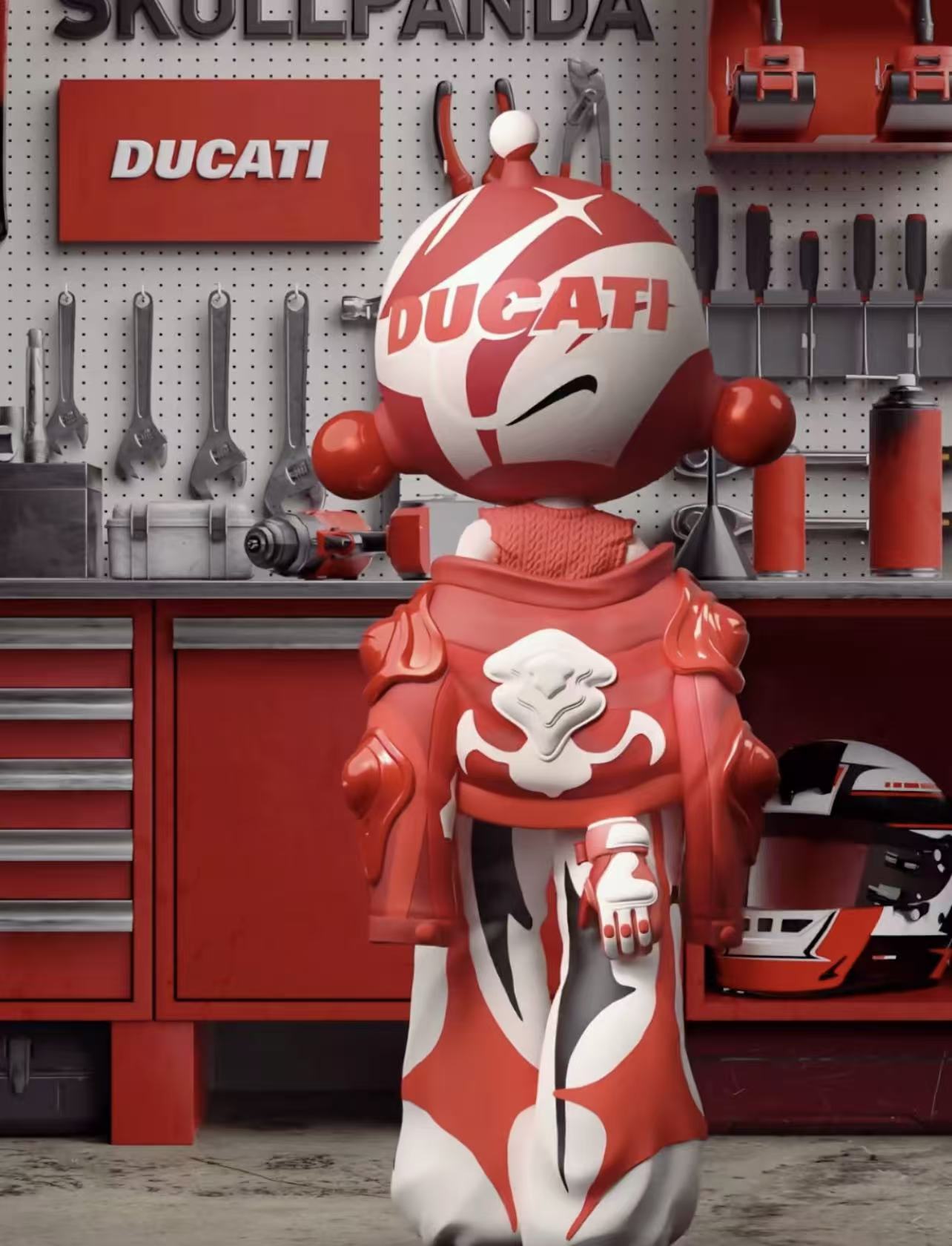 Skullpanda × DUCATI 1/6 Action Figure – Sydney Labubu