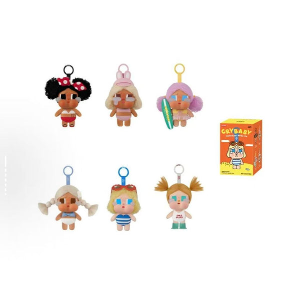 CRYBABY Vacation Mode On Series-Vinyl Plush Pendant Blind Box