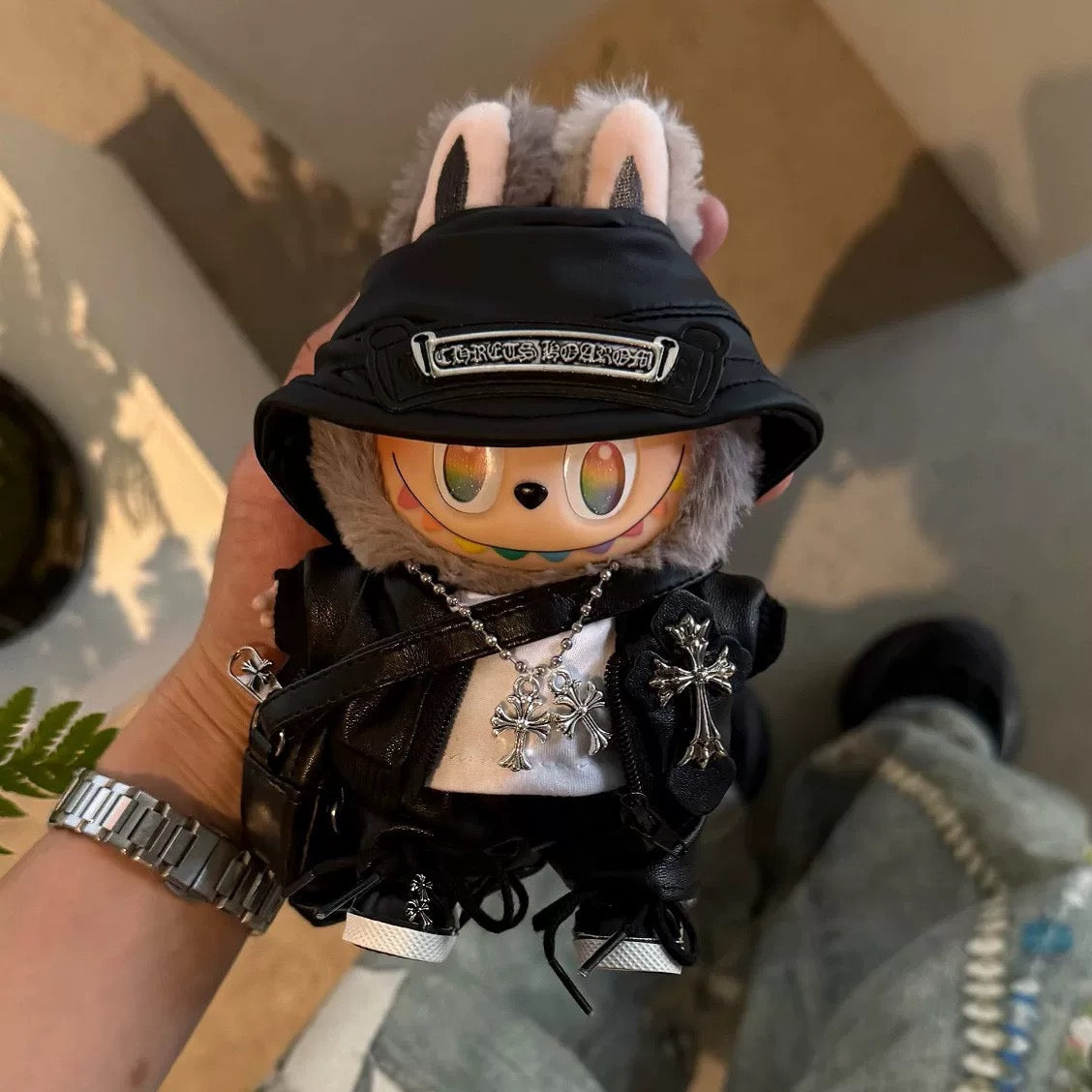 Chrome Hearts set – Sydney Labubu